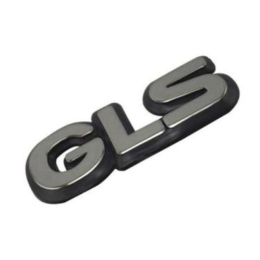 Imagem de Emblema Gls Astra / Corsa / Vectra 94/95 Cromado Com Fundo Preto - Mar
