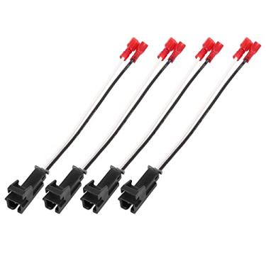 Imagem de X AUTOHAUX 4 peças conector de alto-falante de carro adaptador de fiação 72-4568 para Buick Terraza 2006