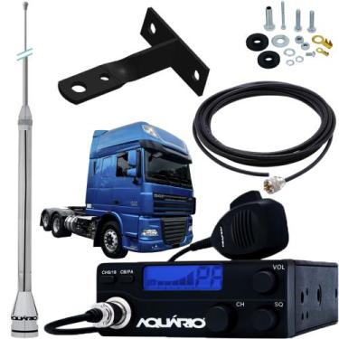 Imagem de Radio Móvel Px 40 Canais RP-40 Antena Inox 2,70 metros Alongador 60cm 