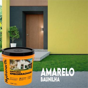 Imagem de Pintura Emborrachada Elástica 3,6l Impermeabiliza Paredes - hydronorth
