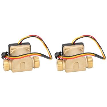 Imagem de Medidor de Vazão de Latão, 2 Peças, Sensor de Fluxo de água, Suporta Faixa de Tensão para Aquecedores de água, Máquina de Cartão de Crédito