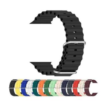 Imagem de Pulseira Oceano Compatível com Kiwitime Hello Watch 3 - Poolsy, Vermel