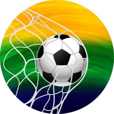 Imagem de Painel Festa Redondo C/ Elástico 1,50m Futebol - Fadrix