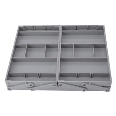 Imagem de Organizador de Gaveta Multinível, Organizador de Mesa Organizador de Gaveta Inteligente Gaveta Pequena Expansível Bandeja Organizadora de Gaveta Inteligente Dobrável para