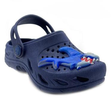 Imagem de Babuche Plugt Ventor Baby Shark Marinho 204.098, 19/20, Marinho