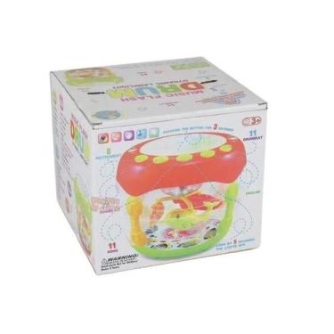 Imagem de Tambor Musical Infantil Drum Com Som E Luzes - Toy King