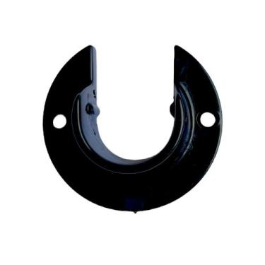 Imagem de Suporte Parede Roseta Flange PVC para Varões de Cortina 28MM (Par) - V