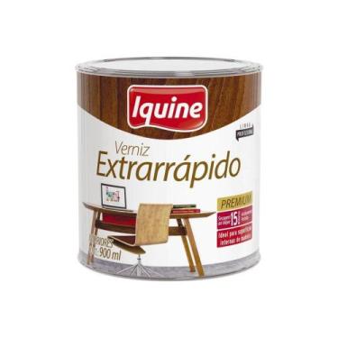 Imagem de Verniz Extrarrápido Premium Mogno 900ml - Iquine