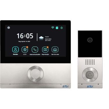 Imagem de Interfone Inteligente 1080p Wifi App Smart Condomínio Residencial  Com