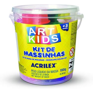 Imagem de Kit de massinhas 150g acrilex - 7891153077994