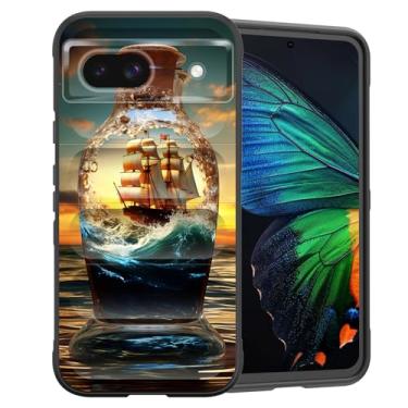 Imagem de CICPLKSE Capa para Pixel 8a, silicone premium com [forro de microfibra macio antiarranhões] capa protetora à prova de choque para Google Pixel 8a 6,1 polegadas 2024, envio em uma garrafa