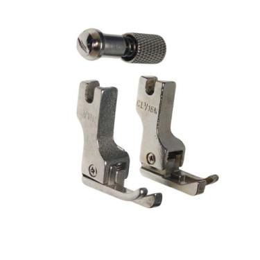 Imagem de Kit 2 Calcador Pesponto Compensado 2mm 1/16N Direito e Esquerdo Com En