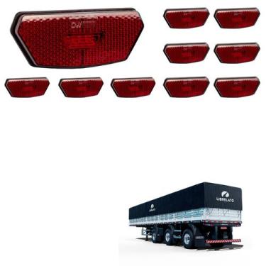 Imagem de 10 Lanterna Diamante Librelato LED Rubi Saída Fios - DW Componentes