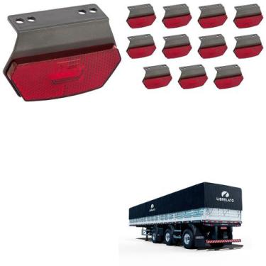 Imagem de 12 Lanterna Diamante Librelato LED Rubi c/ Supt - Fio - DW Componentes