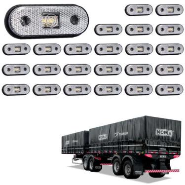 Imagem de 24 Lanterna Lateral Noma LED Cristal Saída Fios - DW Componentes