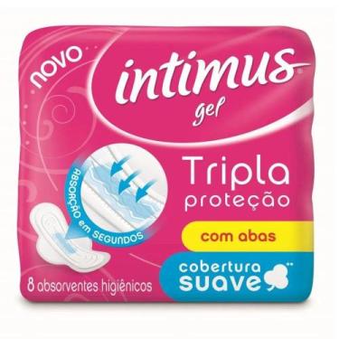 Imagem de Absorvente intimus gel c/8 suave c/a - KIMBERLY-CLARK
