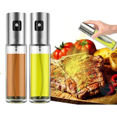 Imagem de Kit com 2 - dispenser de azeite e vinagre com spray - SQD