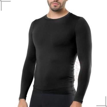 Imagem de Camisa Masculina Térmica Segunda Pele Manga Longa Uv Solar Sol/frio - 