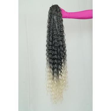 Imagem de Rabo de Cavalo Orgânico Cacheado Grisalho - Central Hair