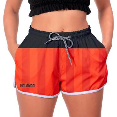 Imagem de Shorts Colecao W2 Copa 2022 Selecao Holanda (feminino) - W2 Store