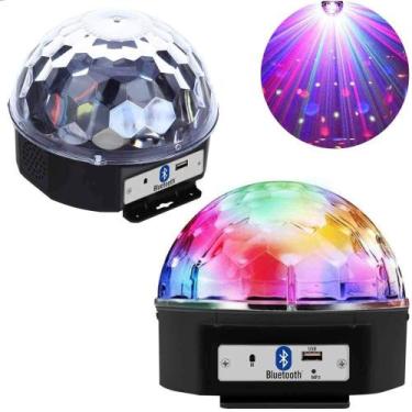 Imagem de Meia Bola Maluca Led Cristal Bluetooth Controle - BC BORA COLEGA SHOP