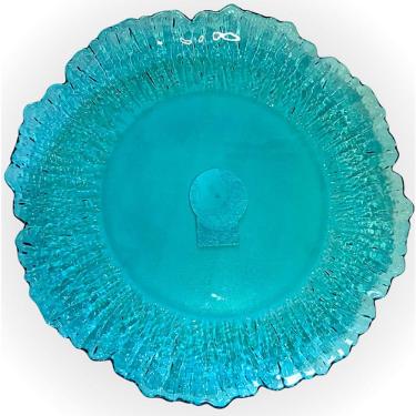 Imagem de Sousplat Turquesa Detalhes Borda Acrílico 50061 - EntreCasa