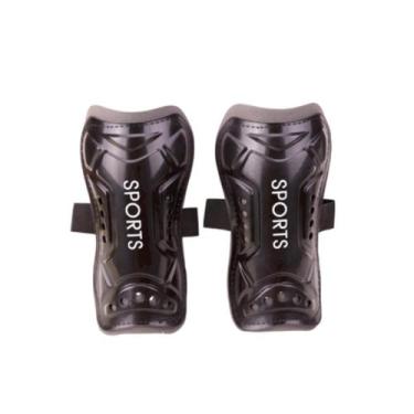Imagem de Caneleira Futebol Sports Equipamento De Proteção 18cm Preta