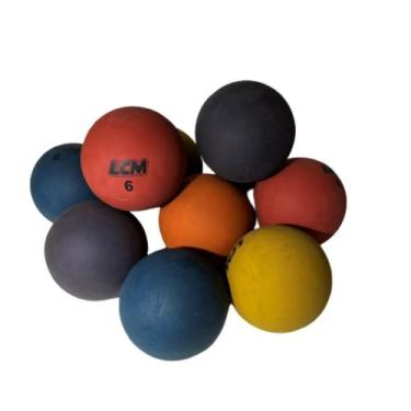 Imagem de Kit com 10 Bolas de borracha nº 6 em cores sortidas  - LCM