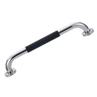 Imagem de Barra de Apoio Inox 60cm Suporte Antiderrapante Idoso Cadeirante Gesta