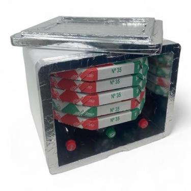 Imagem de Caixa de Isopor Laminado 45 Litros Térmica para Bag, Espetos e Bebidas