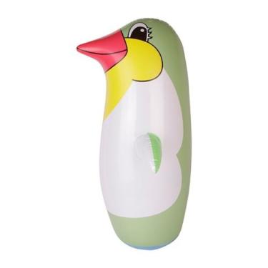 Imagem de Brinquedo Boneco Teimoso Inflável João Bobo Pinguim 70cm - Art Summer,