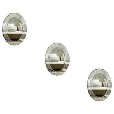 Imagem de Kit 3 Espelhos Decorativos venezianos  Pegui 32x23 38103 - CREATUS, pr