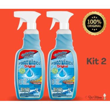 Imagem de 2 Pingo Magico Original 1L - Flotador Para Limpeza Geral Sem Soda, Aci
