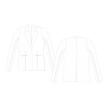 Imagem de Molde blazer com forro tamanho PP ao EXG by Maísa Rasche - EDITORA CLU