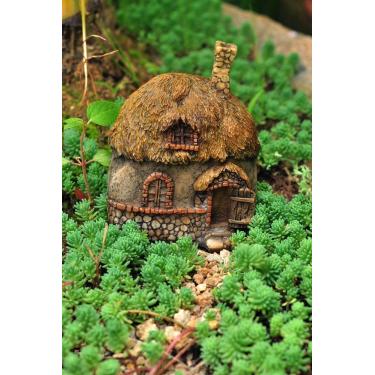 Imagem de Top Collection Encantado Story Jardim e Terrário Telhado de Palha Decoração ao Ar Livre