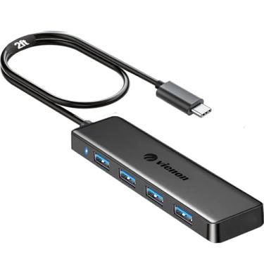 Imagem de Hub USB C, hub VIENON 4 portas USB C divisor USB extensor USB para laptop de porta C, iMac Pro, MacBook, iPad Pro, Dell, Acer, HP, ASUS, impressora, câmera, teclado, mouse etc