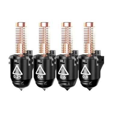 Imagem de FLASHFORGE Conjunto De Bicos Para Impressora 3D Adventurer Série 5M, Bico Removível Rápido 3S, Bico De Alta Temperatura Máx. 280℃ E Alto Fluxo De 32 Mm³/S Para Impressoras 3D Adventurer 5M/5M Pro(Conj