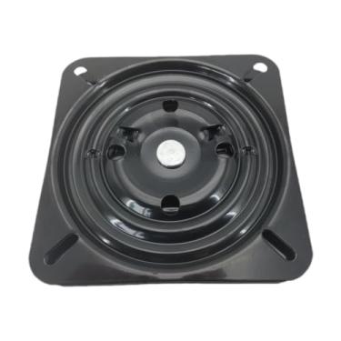 Imagem de IEUDNS Mecanismo de placa giratória mesa giratória rotação suave placa giratória de aço suporte giratório para bancos de barra cadeira giratória reclinável