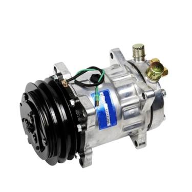 Imagem de Bomba compressora de ar condicionado automotivo, 1 peça, 12/24v, para sistema de ar condicionado automotivo, bomba de ar frio de uso geral modificado(I)