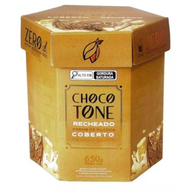 Imagem de Chocotone Artesanal Recheado de Paçoca com Cobertura de Chocolate Zero Selecto Cacau 650g