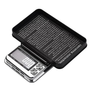 Imagem de Balança de bolso digital recarregável para joias Balança eletrônica Mini balança USB Balança de fonte de alimentação Display LCD de 2 polegadas Unidade de contagem de tara Desligamento automático