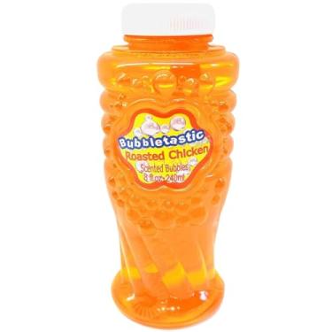 Imagem de Bolhas perfumadas de frango assado para cães – 100% não tóxicas e sem lágrimas – Frasco de 236 ml