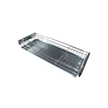 Imagem de Escorredor de Pratos Aéreo Desl. Cromado c/ Bandeja Inox 570mm Bredal