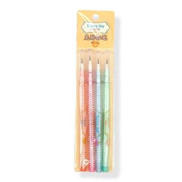 Imagem de Kit 4 Lapiseiras Troca Ponta 2.0 Sunny Day Fofa Lantu - Papelaria Cria