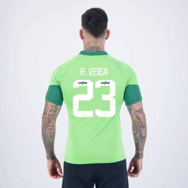 Imagem de Camisa Puma Palmeiras Treino 2024 Verde 23 R. Veiga, M