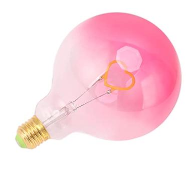 Imagem de Lâmpadas Decorativas LED Reguláveis, Rosa Gradiente, Base de Parafuso E27, Lâmpada Noturna Ambiente, 220-240V, Brilho Ajustável, Adequada para Decorações de Salas de Casamento