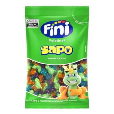 Imagem de Bala Gelatina Fini Sapos Sortidos 500g
