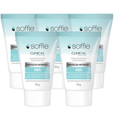 Imagem de Kit Com 5 Desodorantes Antitranspirantes - Soffie Clinical Clean Fresh