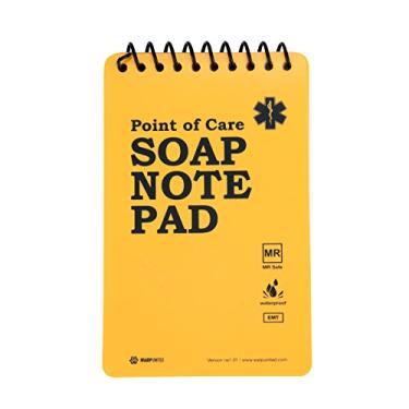Imagem de Full Waterproof EMT Point of Care SOAP NOTE Notepad 6" x 3-3/4" version na1.03