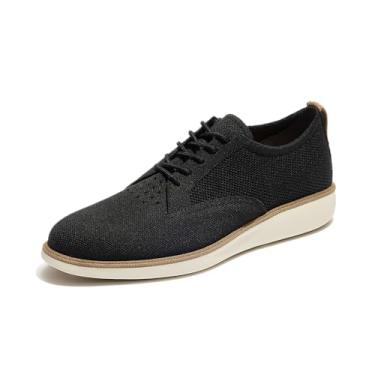 Imagem de Rothy's Tênis social casual Oxford masculino, sapatos Oxford, feito de garrafas de plástico reciclado e lavável na máquina, Preto, 44